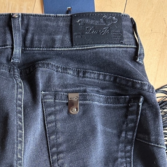 NEW LIU-JO black fringed jeans , 25. NH014 - Picture 6 of 11